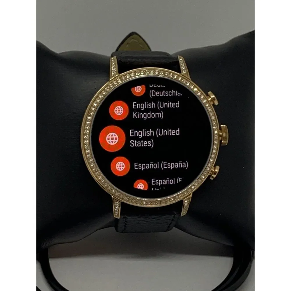 Fossil Gen 4 Authentic Digital Dial Smart Watch Custom Band FTW6011 QT520